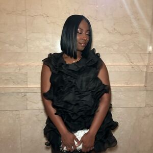 H&M Holiday Ruffle dress L